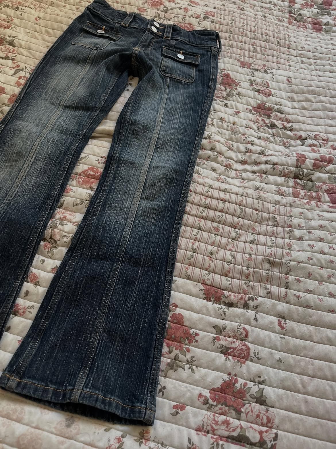 Calça y2k low rise garimpo