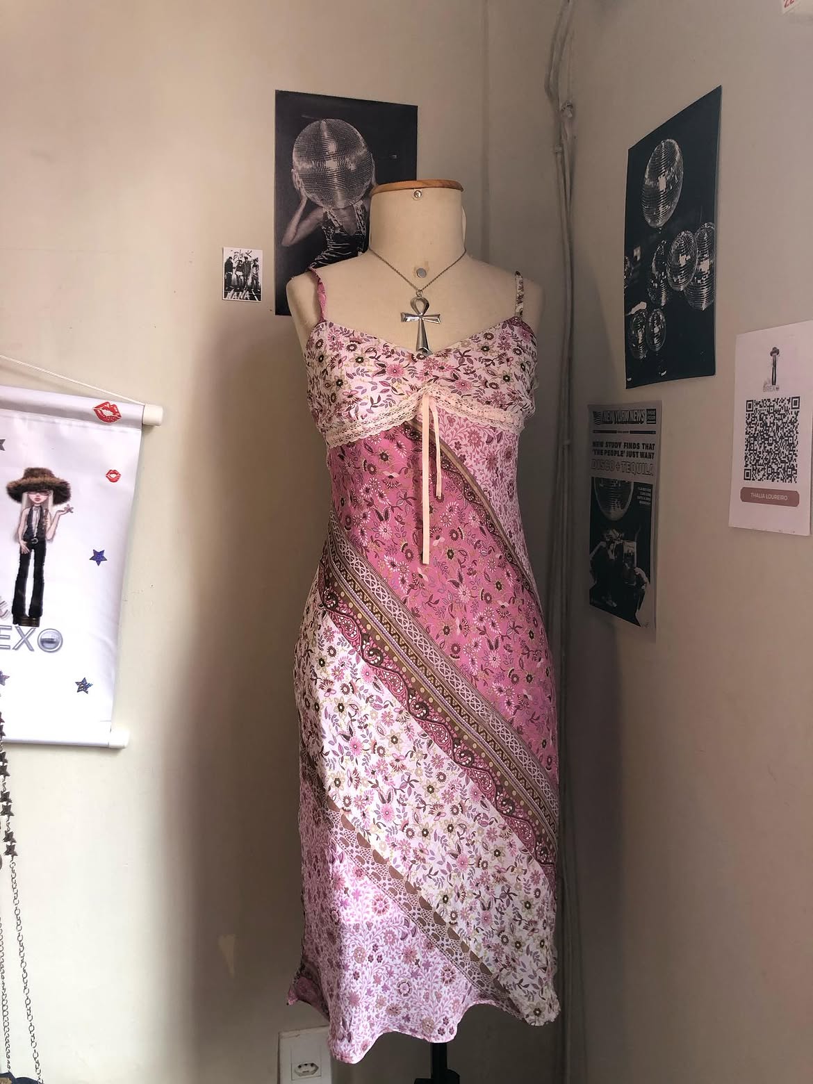 Vestido Azul Personalizado Brilhoso