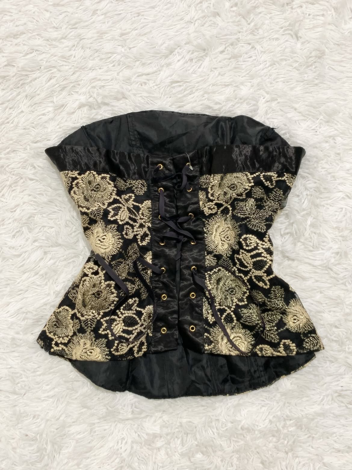 Corset Vintage com Bordados
