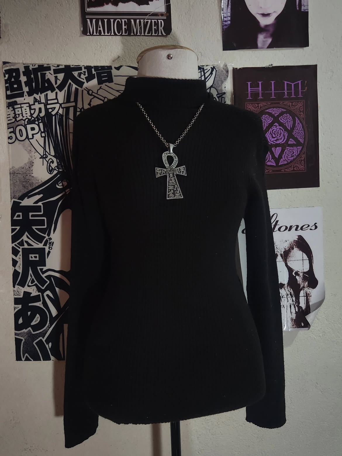 Blusinha Manga Longa Preta