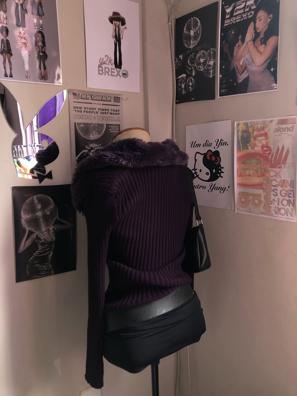 Casaco Pelinho Roxo