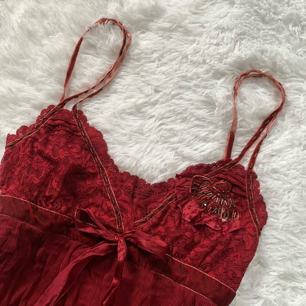 Blusa Bebe Bordo com Renda