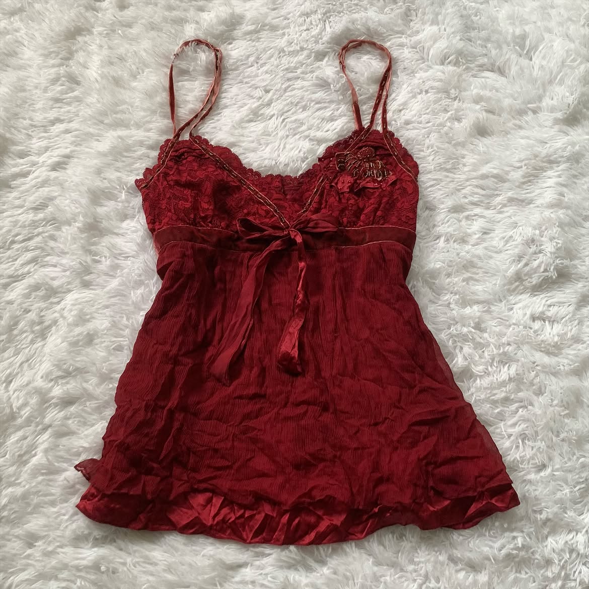 Blusa Bebe Bordo com Renda