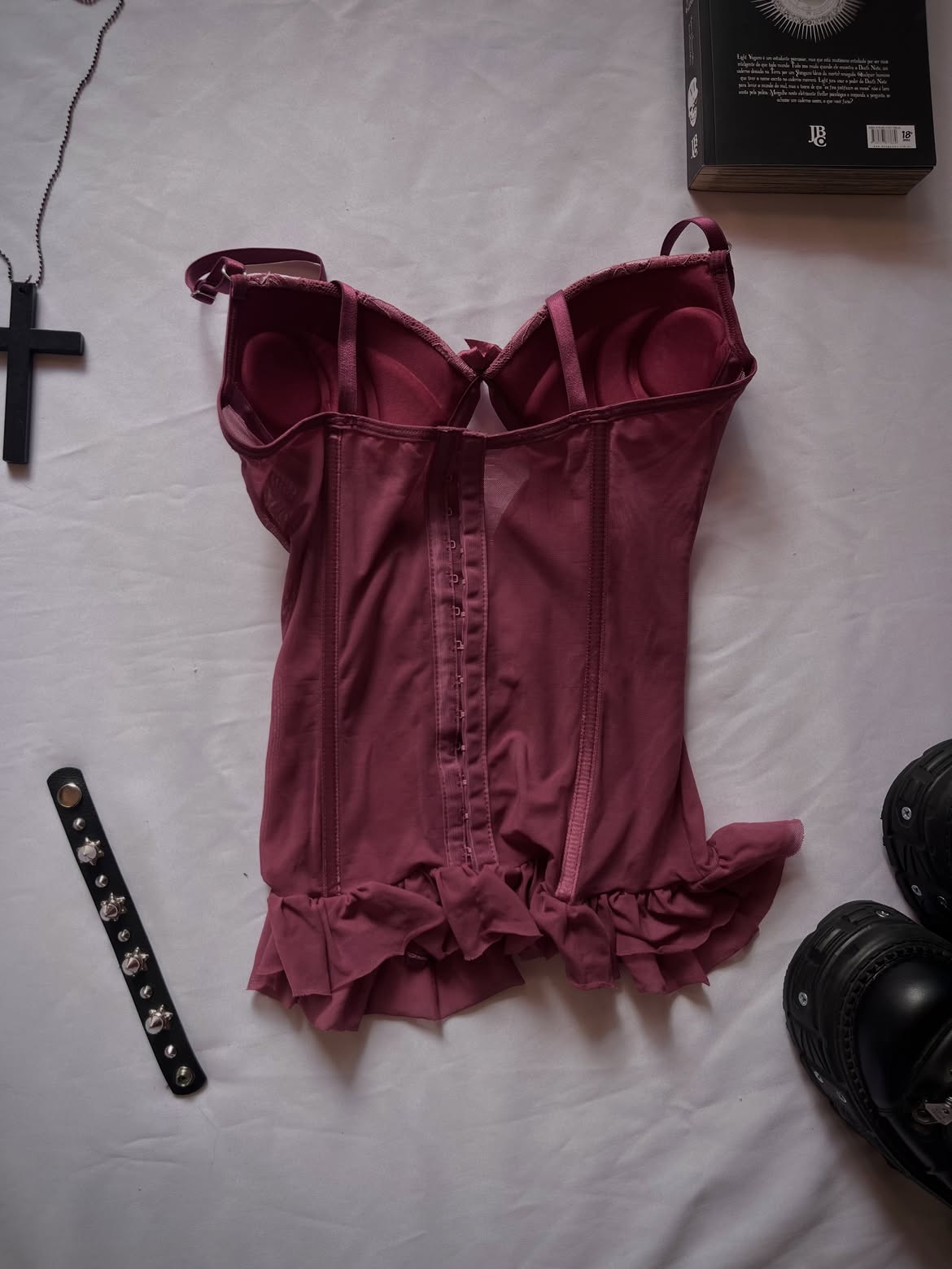 Pink Lace Corset